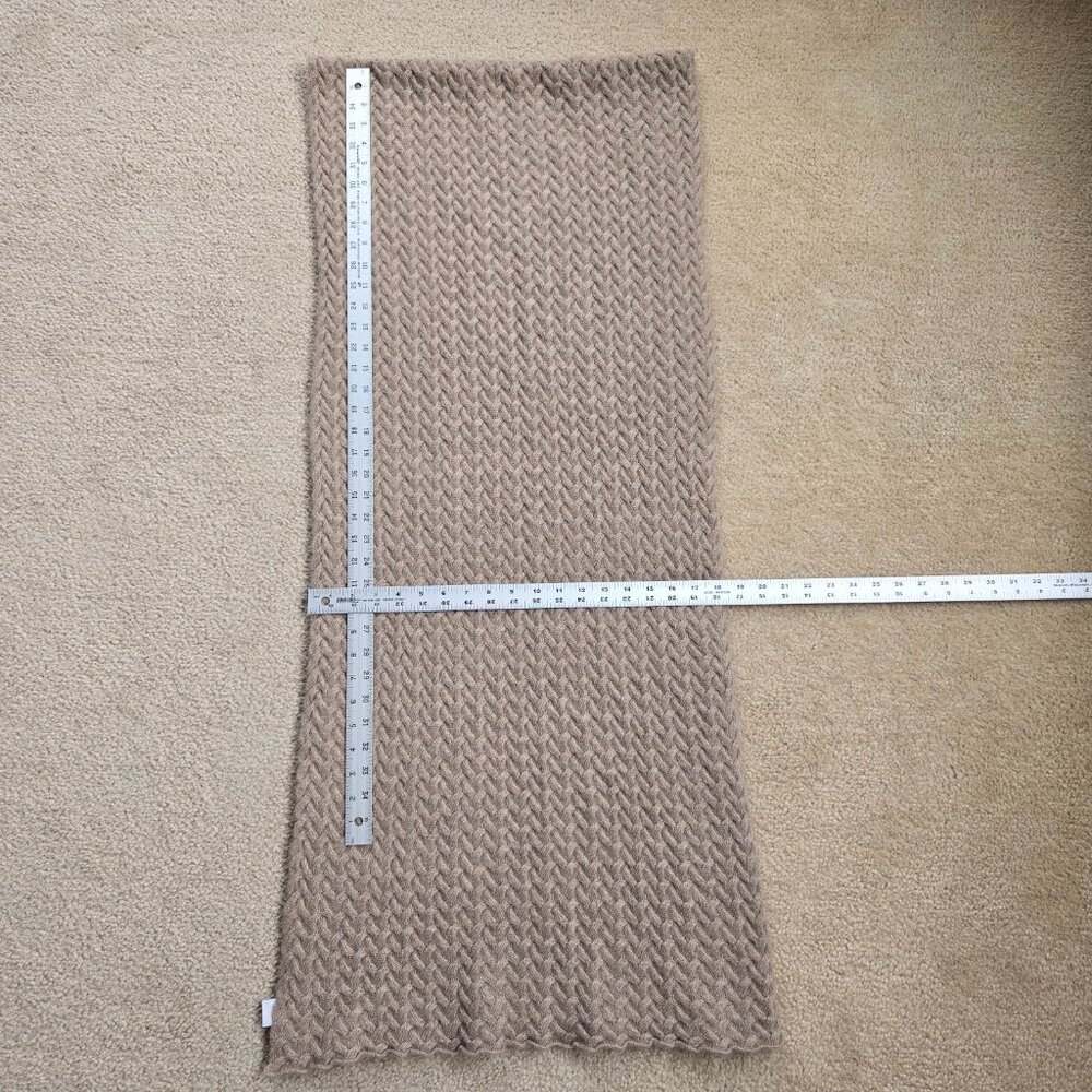 Portolano Thick Oversized Cashmere/Silk/Wool Scarf - Picture 7 of 11
